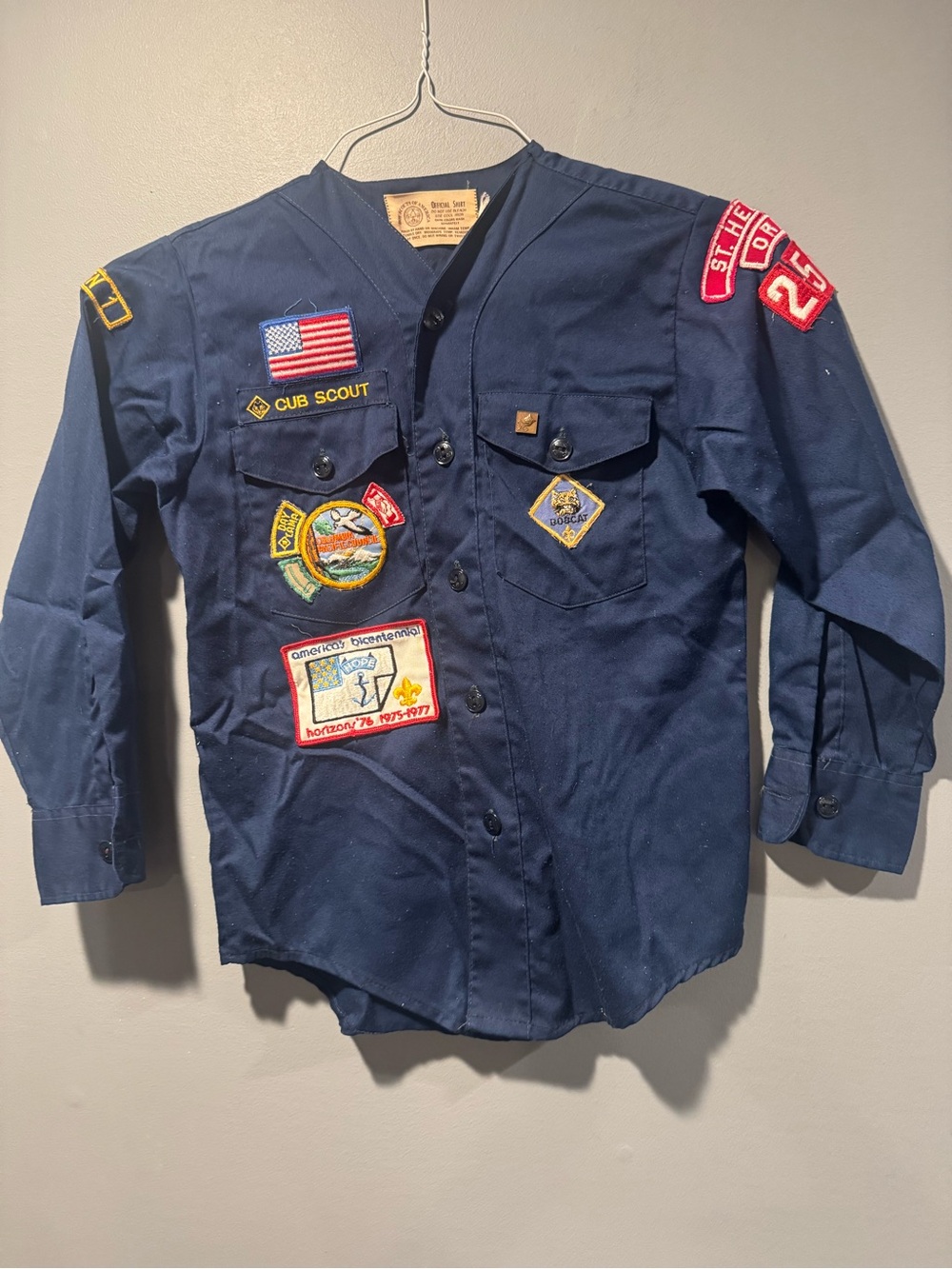 * Vintage Boys Scout Of America Official Shirt